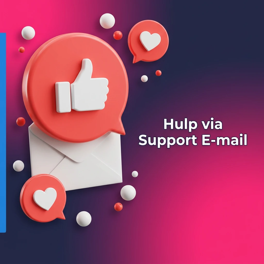 Email support envelope icon for complex requests like KYC, complaints, and refunds at support@booms.bet