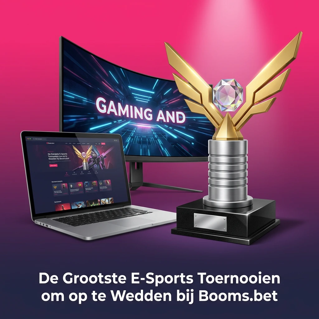 Booms.bet esports betting table showing top tournaments for CS2, Dota 2, LoL, Valorant, and more