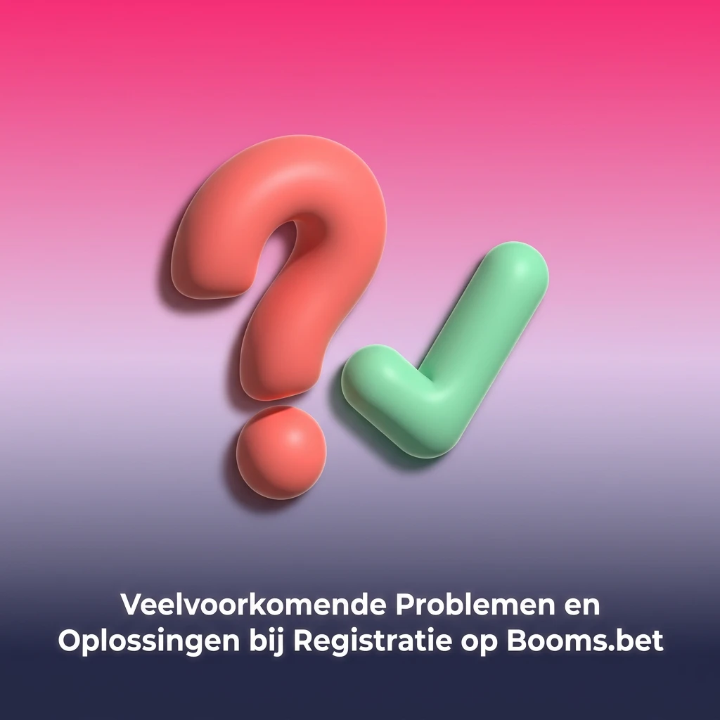 Table listing common Booms.bet registration problems and solutions, including SMS codes, activation links, and page loading issues.