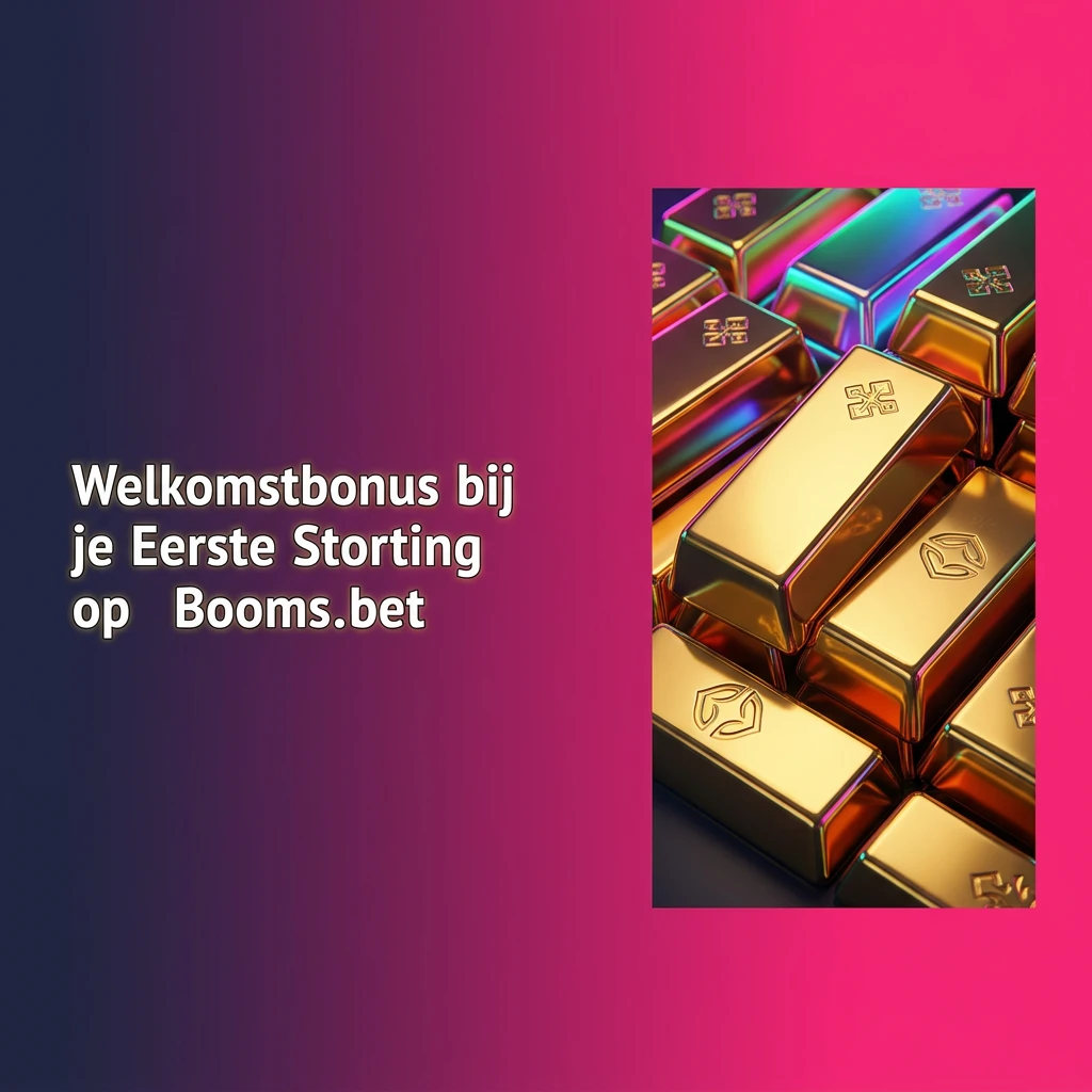 Booms.bet welkomstbonus: 100% casino tot €1.500 + 150 freespins of sportbonus tot €500 voor nieuwe spelers.